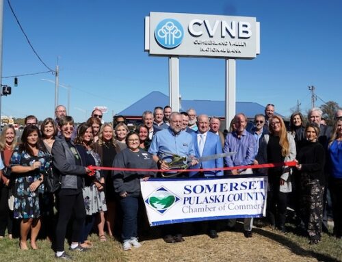 Chamber Ribbon Cutting — Cumberland Valley National Bank